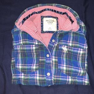 Abercrombie & Fitch plaid button up long sleeve